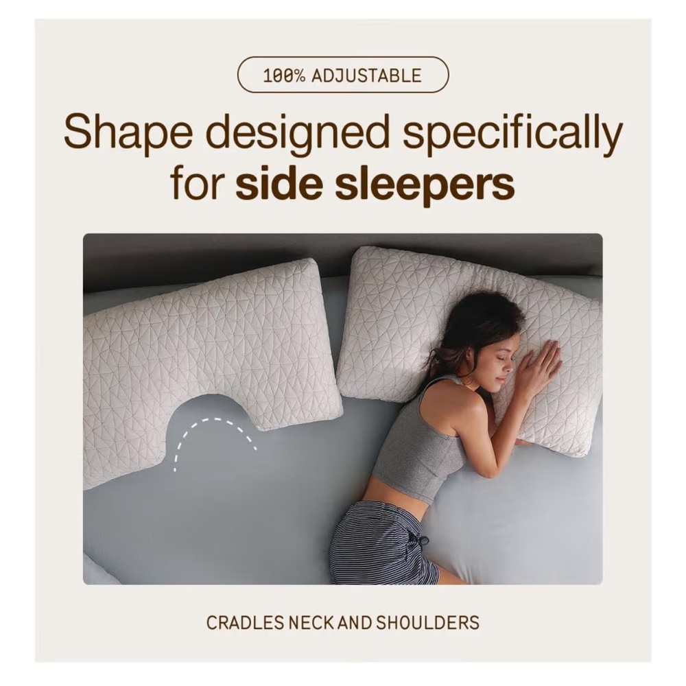 White Extra Oomph Memory Foam Pillow - Picture 5 of 11